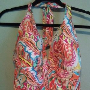 NWOT Ralph Lauren Floral Tankini Size 16